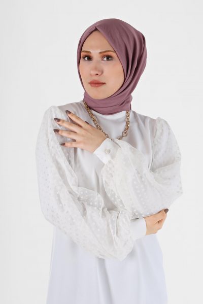 8081 شال الفينا قطني أرجواني فاتح