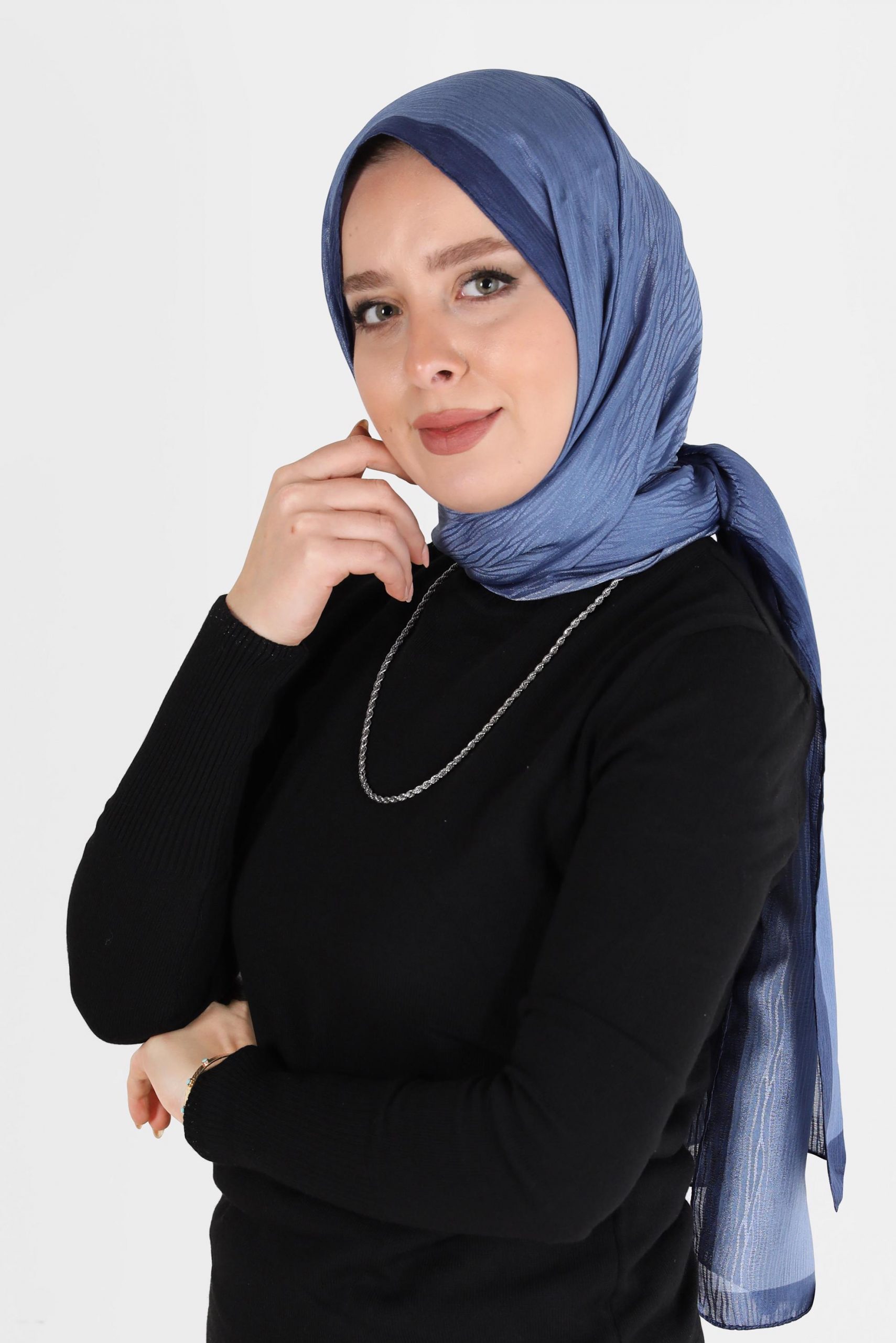 8093 شال الفينا لونين - نيلي