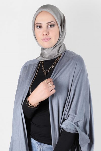8127 إيشارب الفينا مع لمعة - فاتح المنك