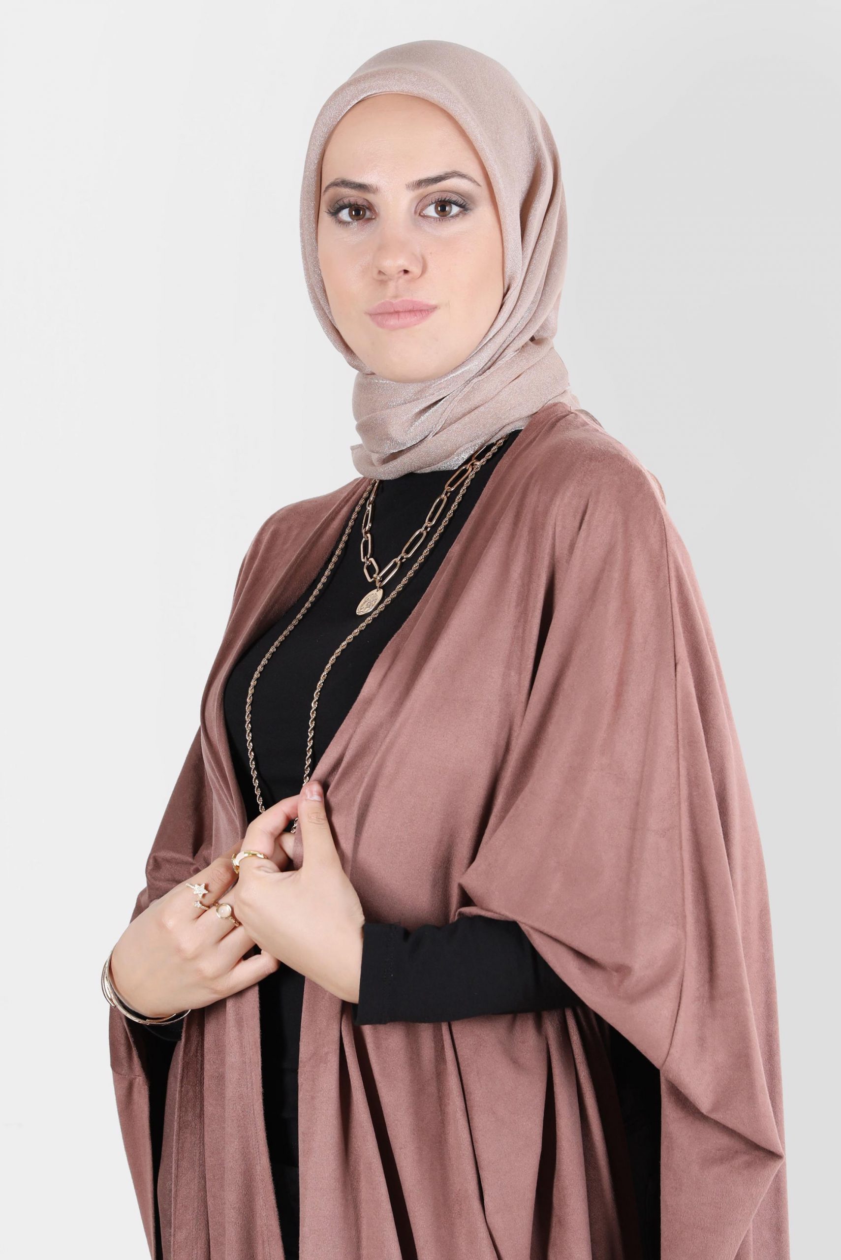 8127 إيشارب الفينا مع لمعة - بيج