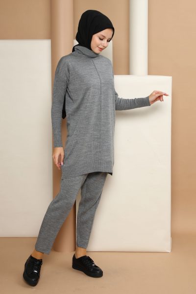 43216 طقم الفينا صوف ناعم قطعتين 38/46 سكني - الصورة 3