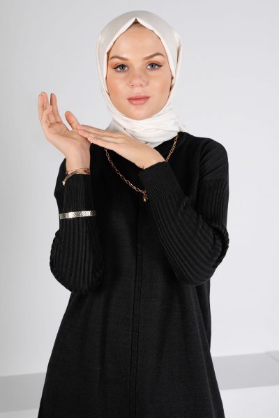 43216 طقم الفينا صوف ناعم قطعتين 38/46 أسود