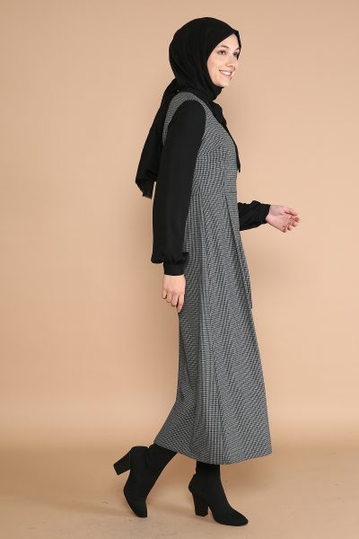 ⁦43318-1 جليه الفينا منقوش 38/44 أسود⁩ - الصورة ⁦2⁩