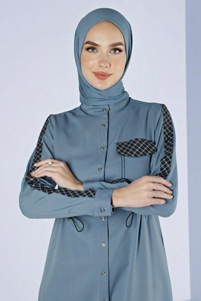 43273 تونيك الفينا زمّة على الخصر 38/46 أزرق