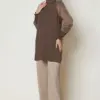 46934 تونيك الفينا تريكو ناعم 38/46 موكا