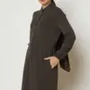 47034 فستان الفينا رياضي مع أربطة على الخصر 38/44 بني