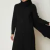 47091 تونيك الفينا مخطط قبة مع أزرار 38/46 أسود