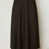 60795 تنورة الفينا مع حزام 38/46 بني داكن